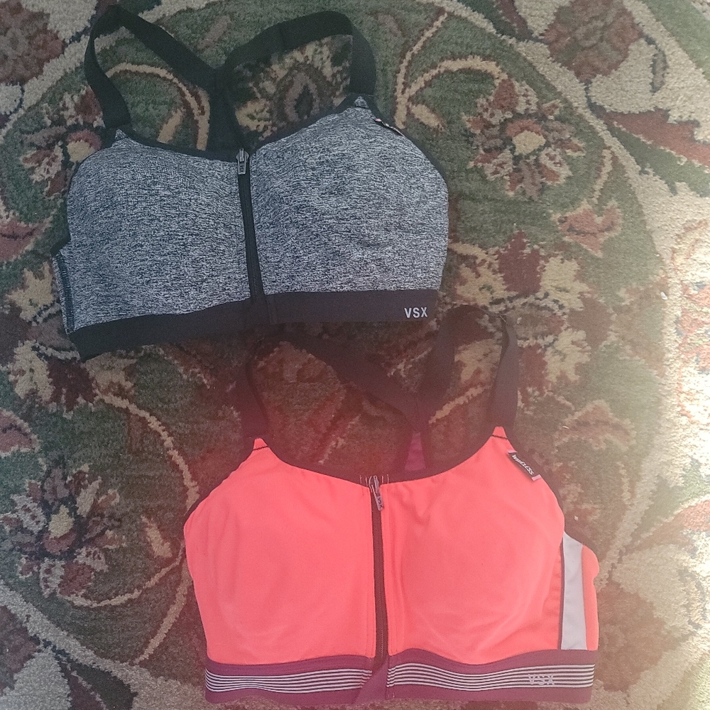 of 2 VSX Victoria Secret Sport Sports Bra Size 36D